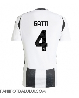 Juventus Federico Gatti #4 Tricou Fotbal Replică 2024-25 Barbati Acasa